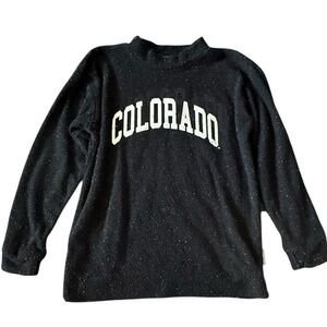 Woolly Threads Colorado Black Sweatshirt – Size M